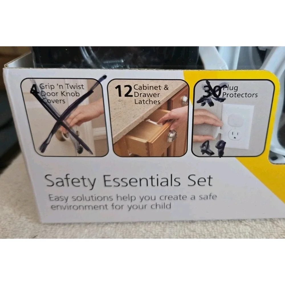 Safety 1st Safety Essentials Set 41 Pieces Open Package No Grap Covers.